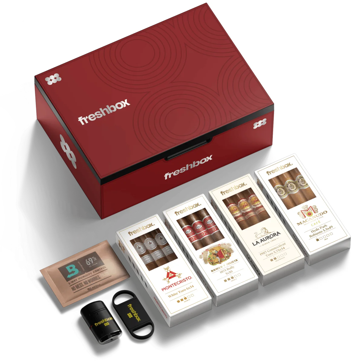 FreshBox Cigars Starter Kit — six premium cigars