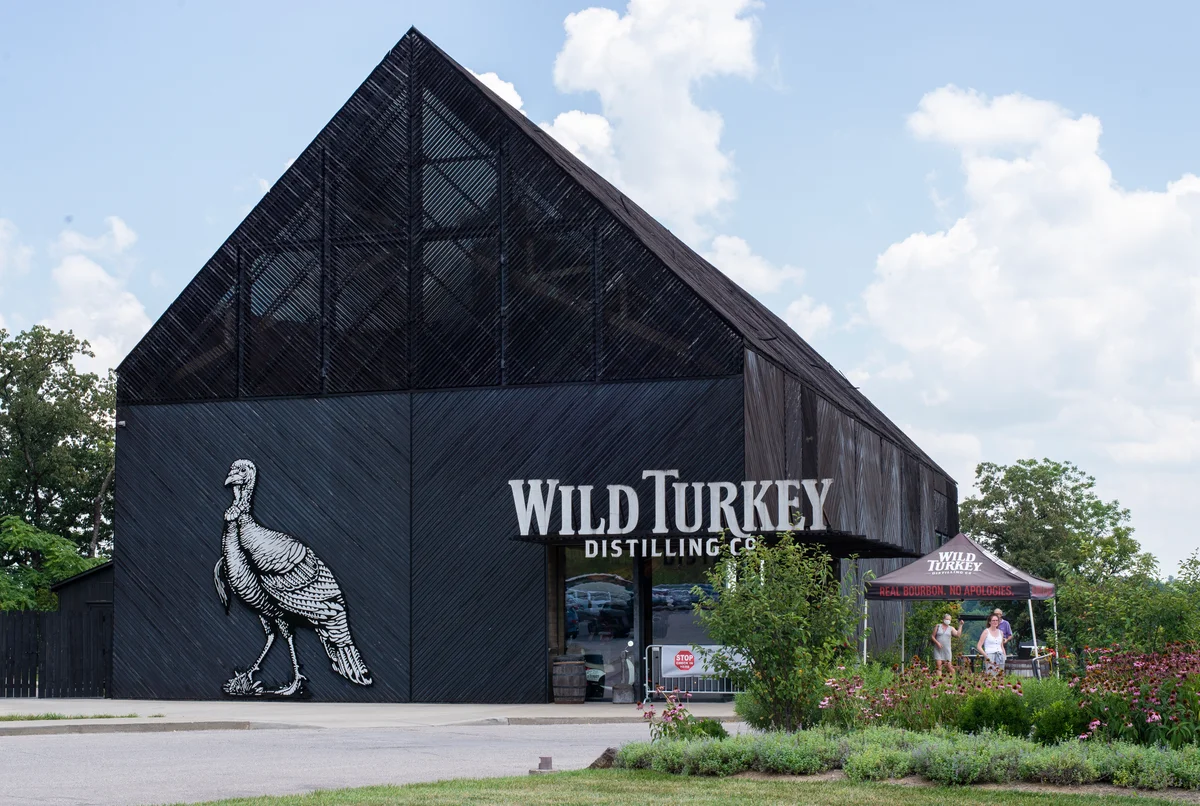 Wild Turkey Distillery visitor's center in Lawrenceburg, Kentucky