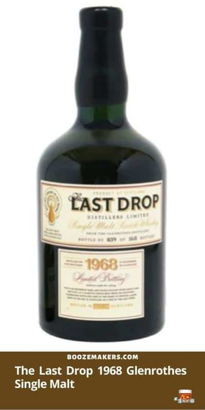 The Last Drop 1968 Glenrothes Single Malt